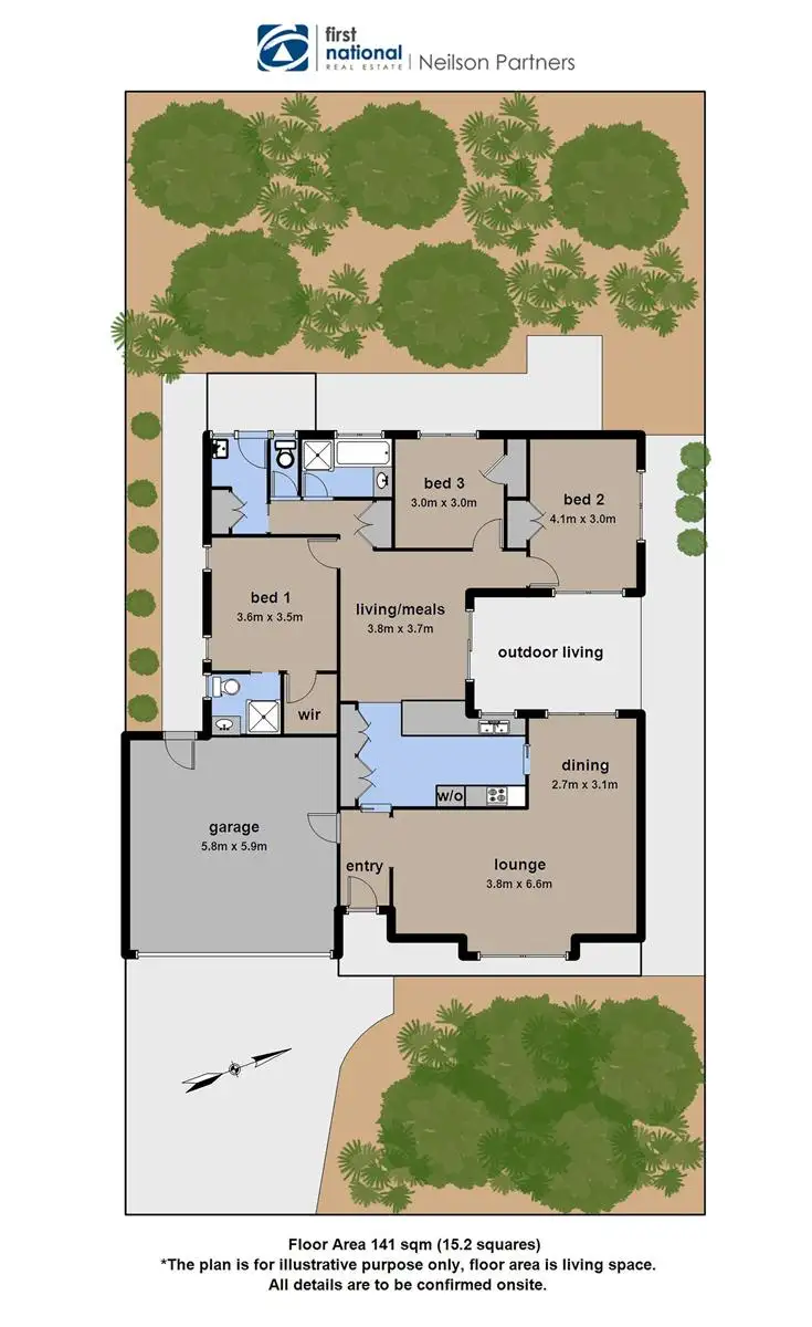 Floorplan of Homely house listing, 43 Thomas Place, Pakenham VIC 3810