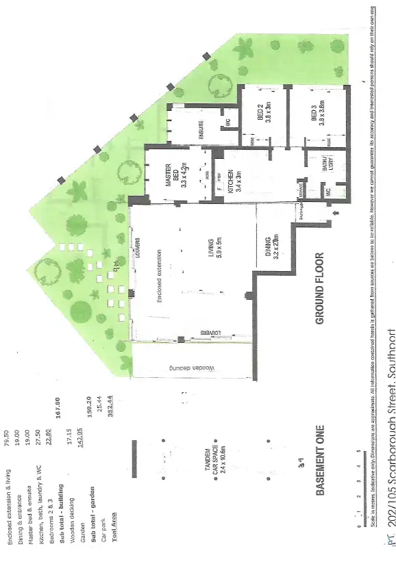 Floorplan of Homely apartment listing, 202/105 Scarborough Street, Southport QLD 4215