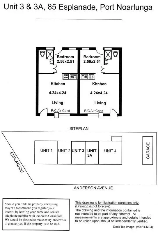 Floorplan of Homely apartment listing, 3 & 3A/85 Esplanade, Port Noarlunga SA 5167