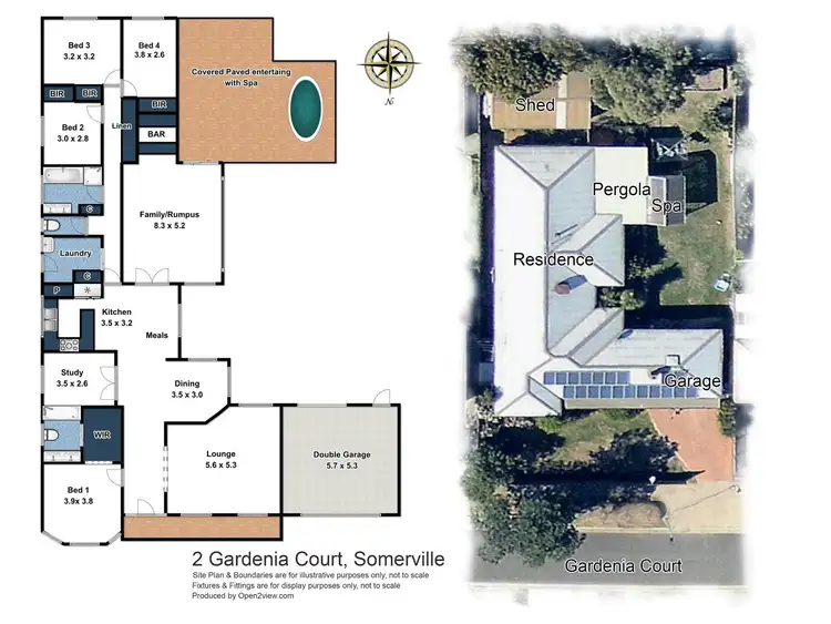 Floorplan of Homely house listing, 2 Gardenia Court, Somerville VIC 3912