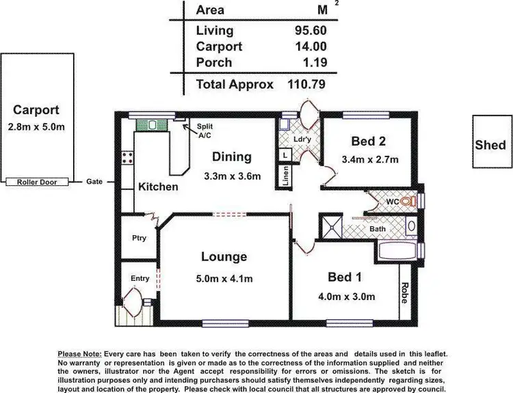 Floorplan of Homely unit listing, 3/554 Torrens Road, Woodville North SA 5012