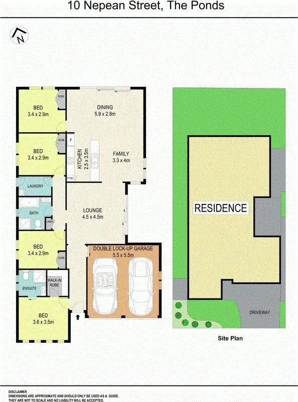 Floorplan of Homely house listing, 10 Nepean Street, The Ponds NSW 2769