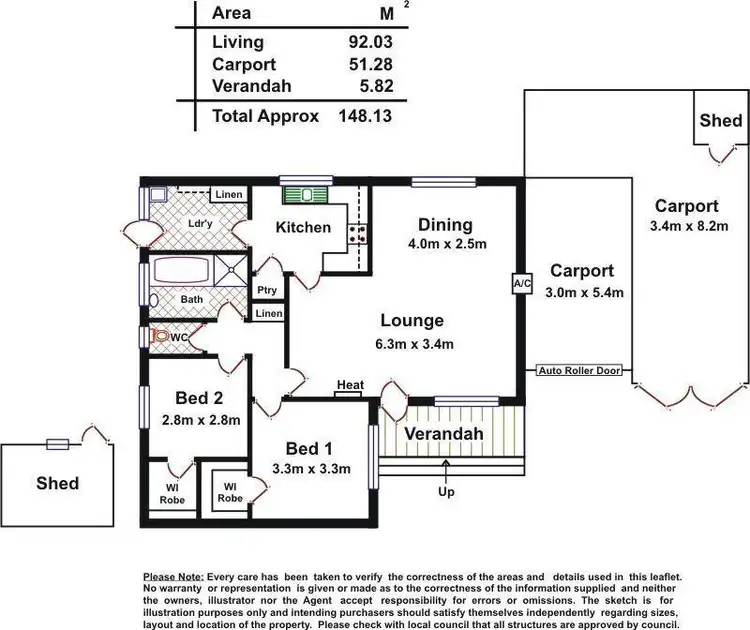Floorplan of Homely unit listing, 12/8 Muhlhan Avenue, Windsor Gardens SA 5087