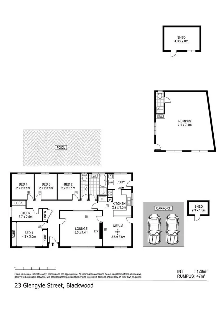 Floorplan of Homely house listing, 23 Glengyle Avenue, Blackwood SA 5051
