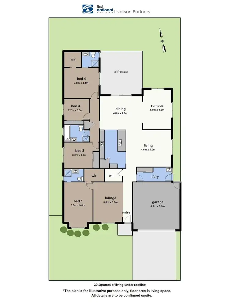 Floorplan of Homely house listing, 55 Syme Road, Pakenham VIC 3810