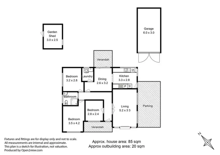 Floorplan of Homely house listing, 28 Hyndes Road, Port Huon TAS 7116