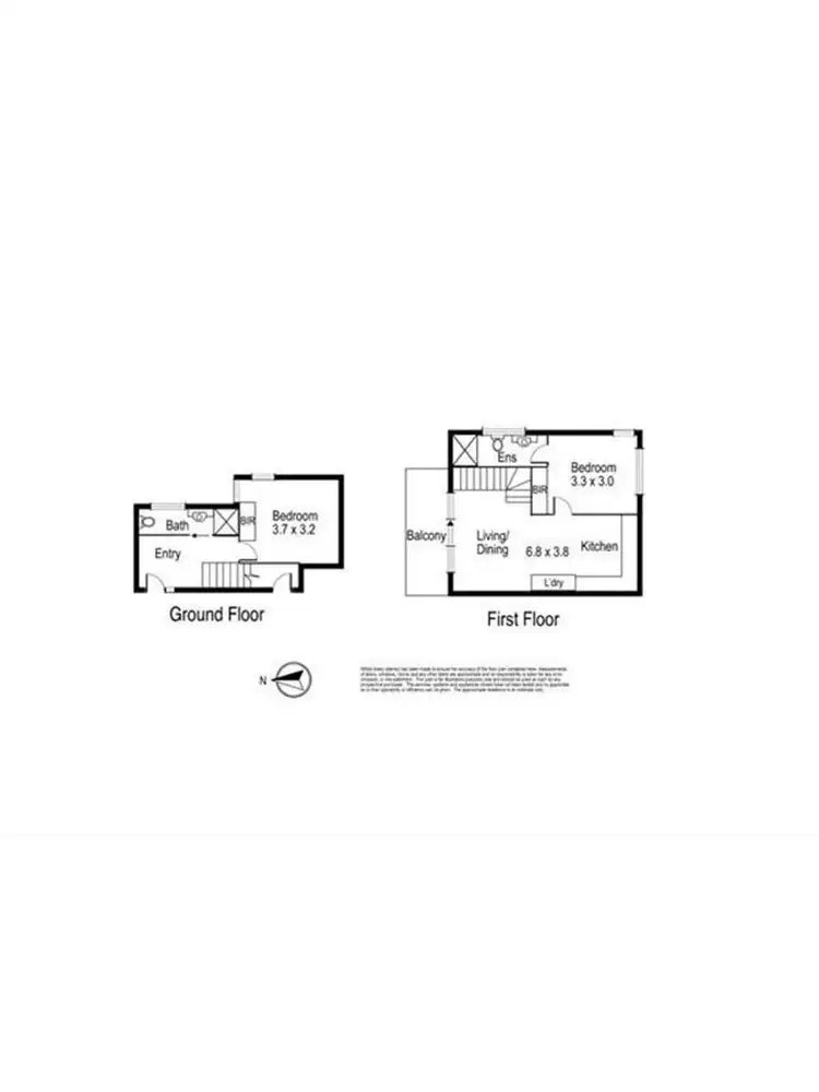Floorplan of Homely townhouse listing, 5/146 Ascot Vale Road, Flemington VIC 3031