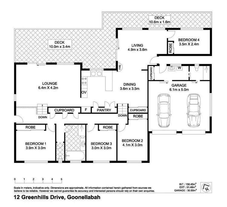 Floorplan of Homely house listing, 12 Greenhills Drive, Goonellabah NSW 2480