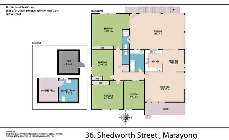 Floorplan of Homely house listing, 36 Shedworth Street, Marayong NSW 2148