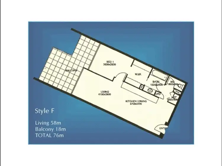 Floorplan of Homely apartment listing, 20/5 Duncan Street, West End QLD 4101