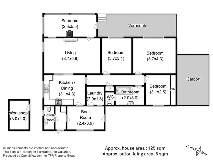 Floorplan of Homely house listing, 24 Scenic Hill Road, Huonville TAS 7109