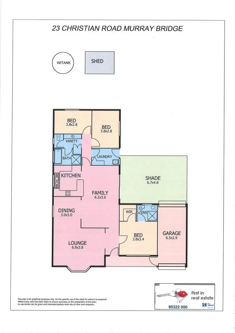 Floorplan of Homely house listing, 23 Christian Road, Murray Bridge SA 5253