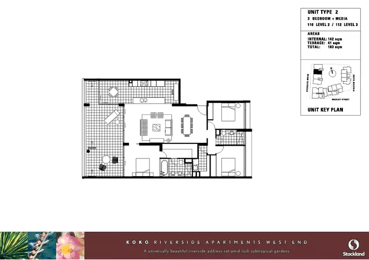 Floorplan of Homely apartment listing, 110/10 Pidgeon Close, West End QLD 4101