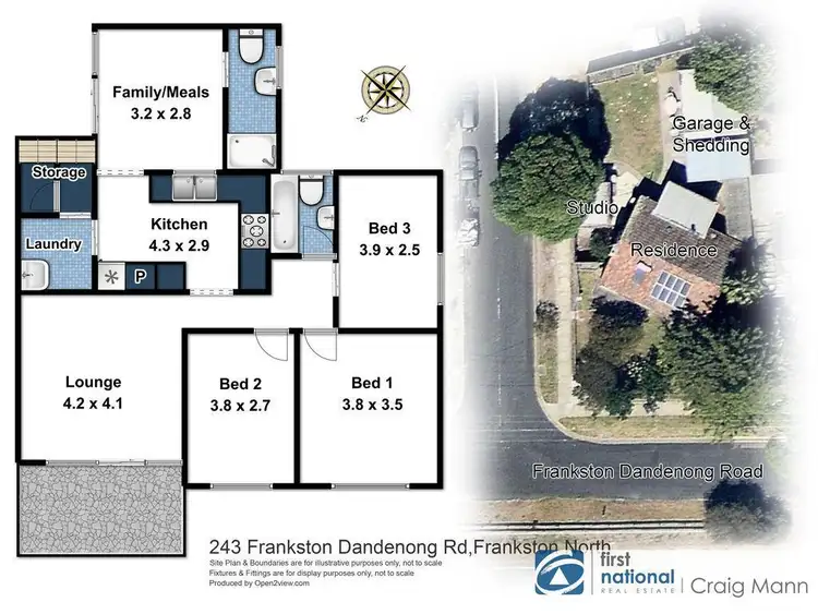Floorplan of Homely house listing, 243 Frankston Dandenong Road, Frankston North VIC 3200