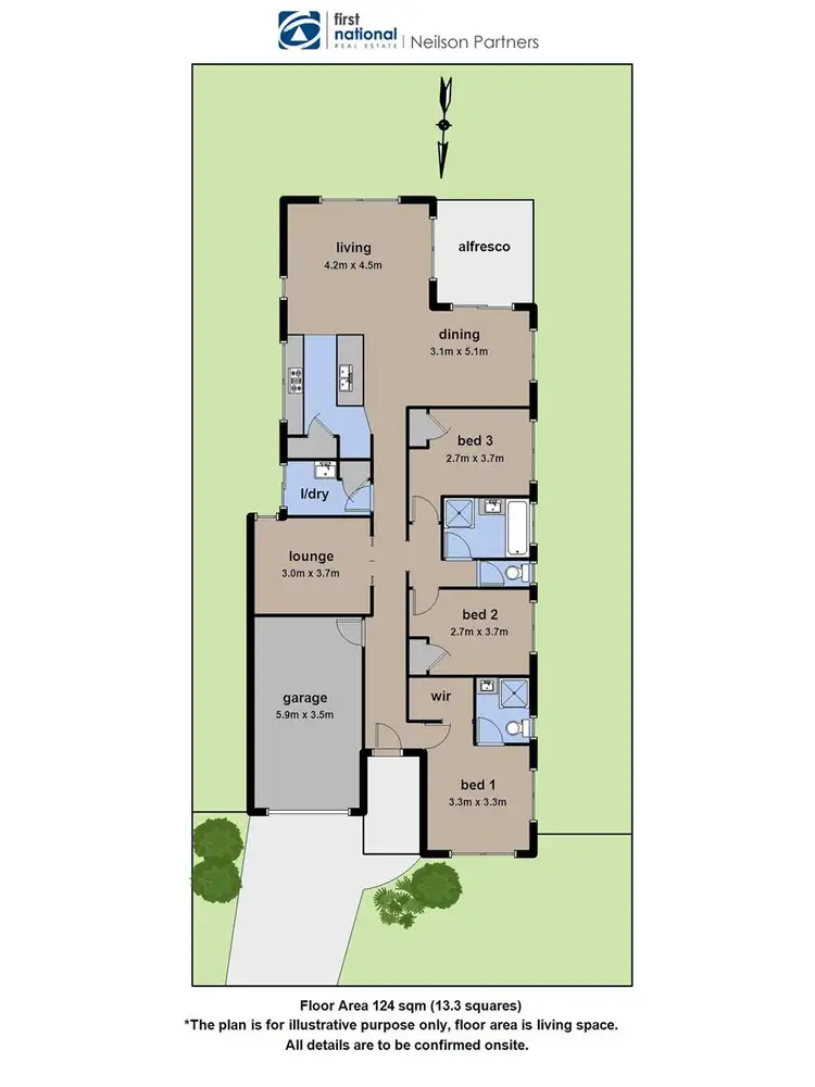 Floorplan of Homely house listing, 26 Bonneville Parade, Pakenham VIC 3810
