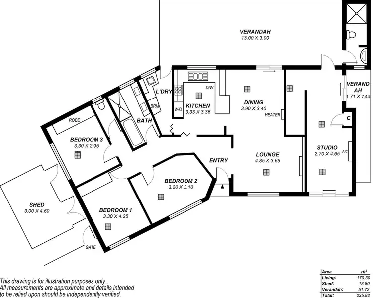 Floorplan of Homely house listing, 10 Fenden Road, Salisbury SA 5108