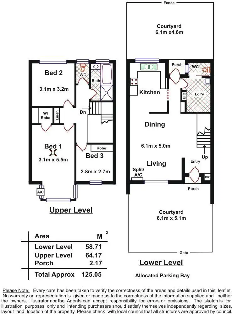 Floorplan of Homely house listing, 7/187 Childers Street, North Adelaide SA 5006
