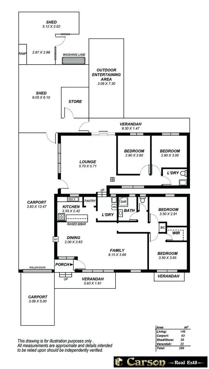 Floorplan of Homely house listing, 20 Bloomfield Crescent, Elizabeth Downs SA 5113