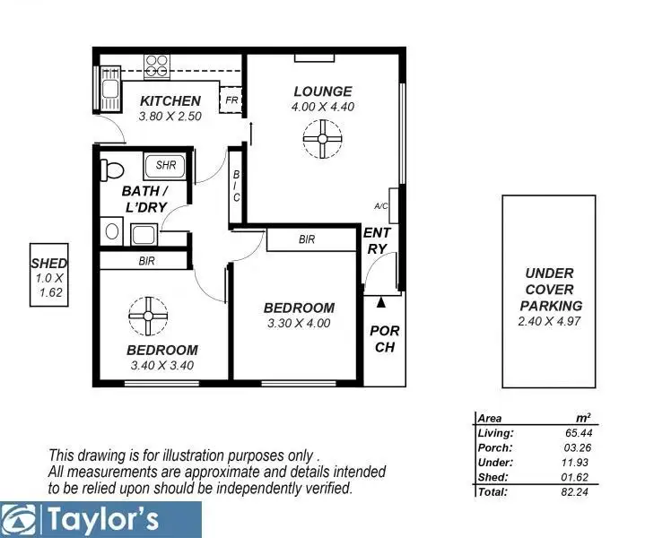 Floorplan of Homely unit listing, 4/51 Williamson Road, Para Hills SA 5096