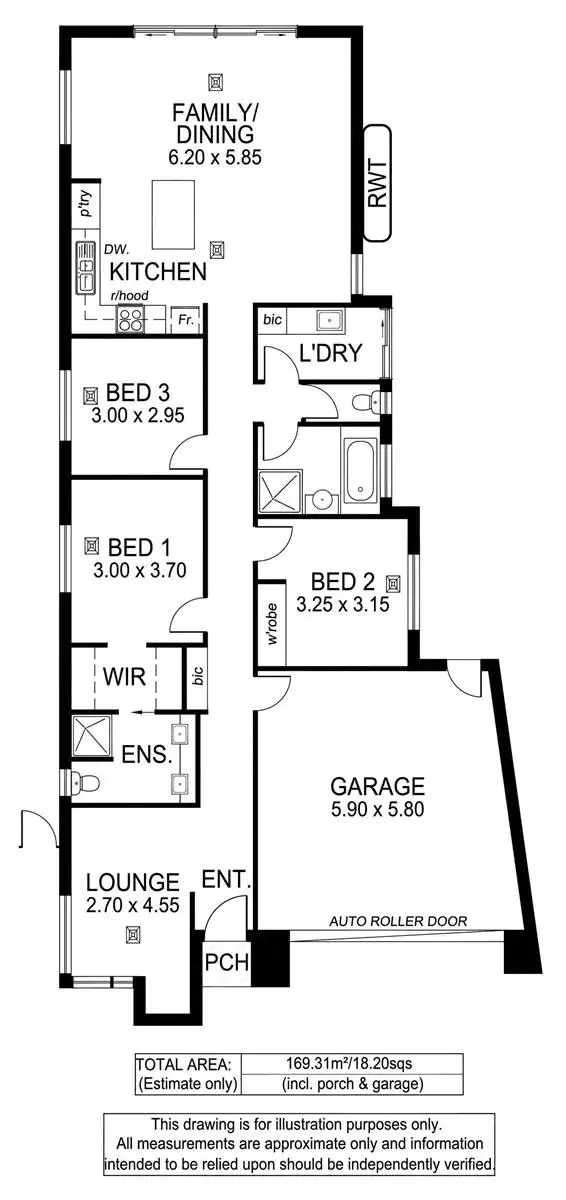Floorplan of Homely house listing, 17a Doradilla Avenue, Seacombe Gardens SA 5047