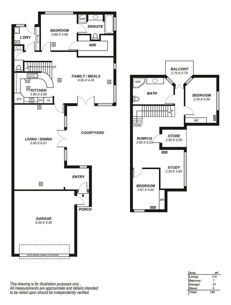 Floorplan of Homely house listing, 2/22A Broughton Avenue, Mitcham SA 5062