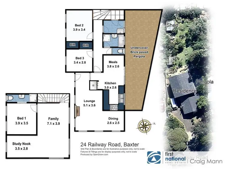 Floorplan of Homely house listing, 24 Railway Road, Baxter VIC 3911
