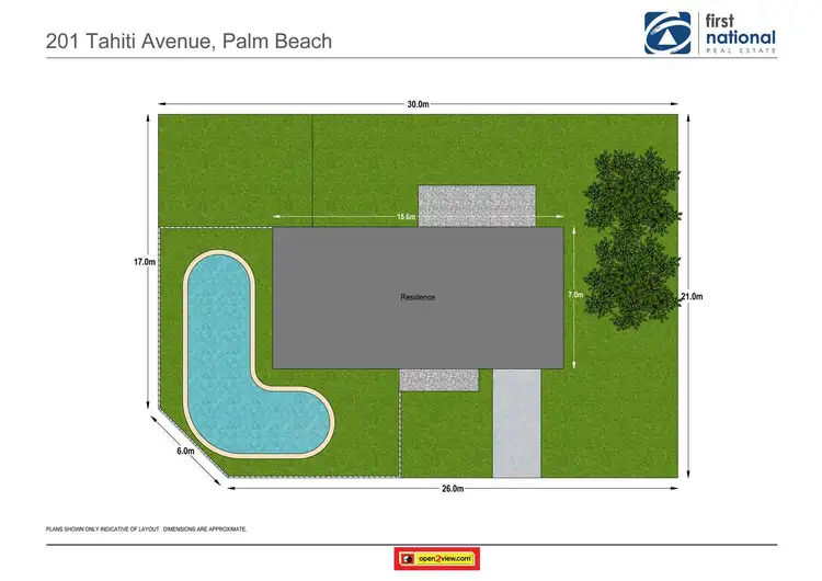 Floorplan of Homely house listing, 201 Tahiti Avenue, Palm Beach QLD 4221