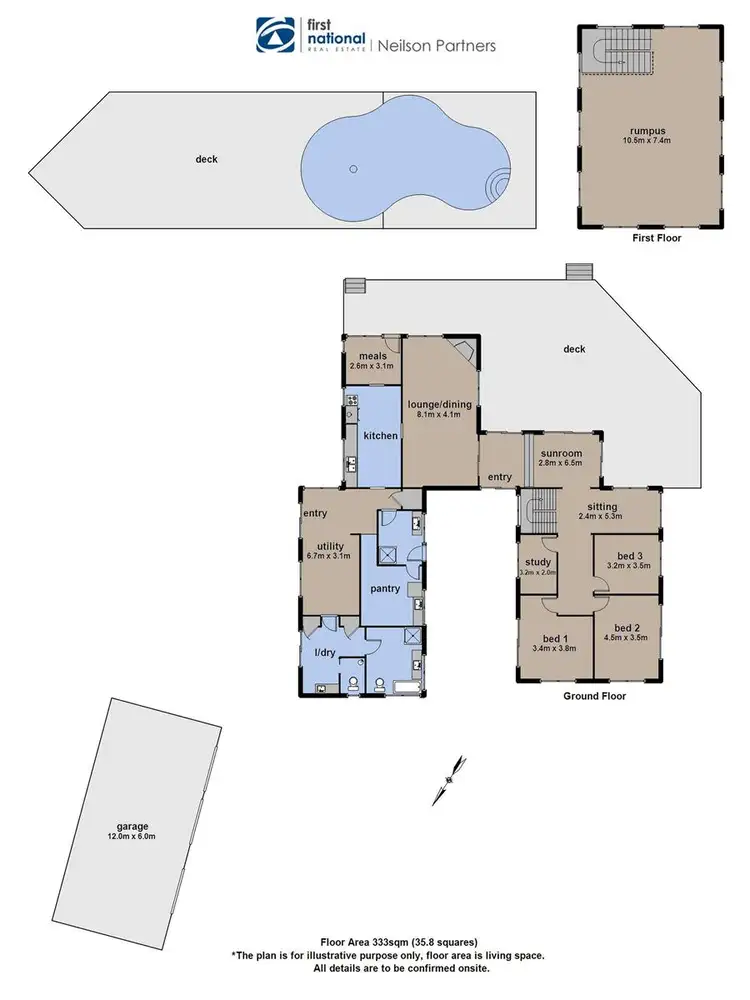 Floorplan of Homely house listing, 300 Morrison Road, Pakenham Upper VIC 3810