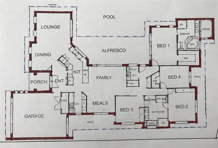 Floorplan of Homely house listing, 64 Marina Blvd, Banksia Beach QLD 4507