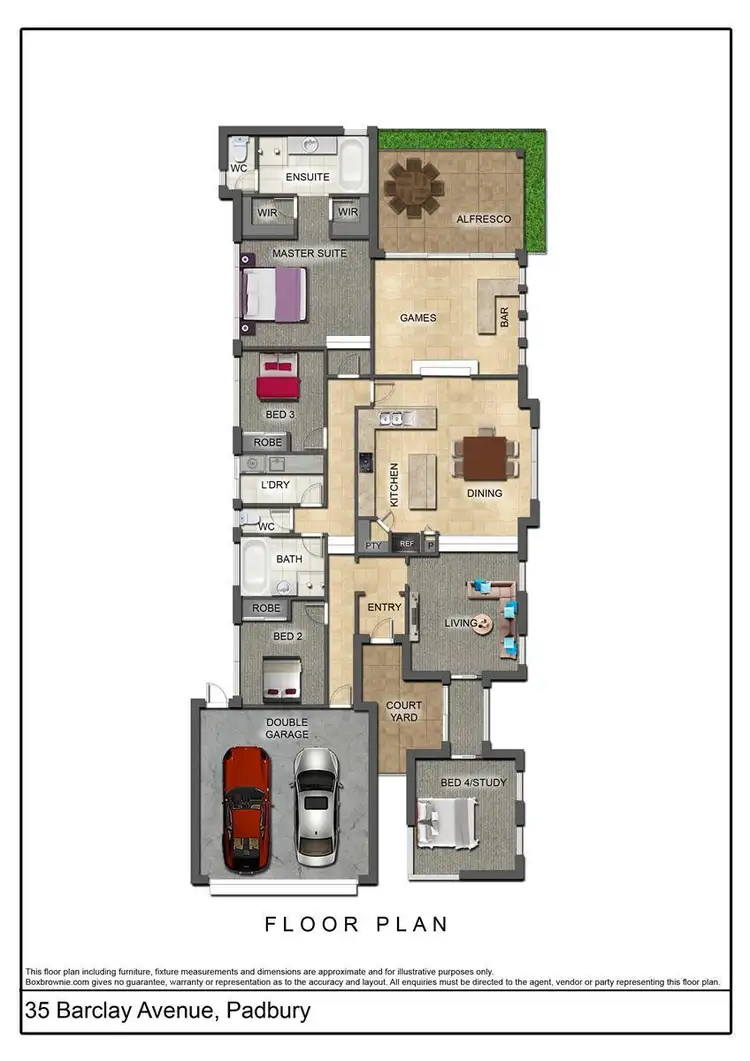 Floorplan of Homely house listing, 35 Barclay Avenue, Padbury WA 6025