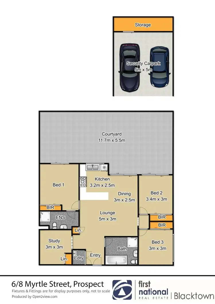 Floorplan of Homely apartment listing, 6/8 Myrtle Street, Prospect NSW 2148