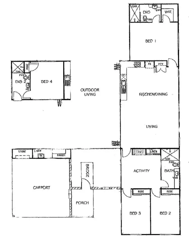 Floorplan of Homely house listing, 65 Durack Crescent, Broome WA 6725