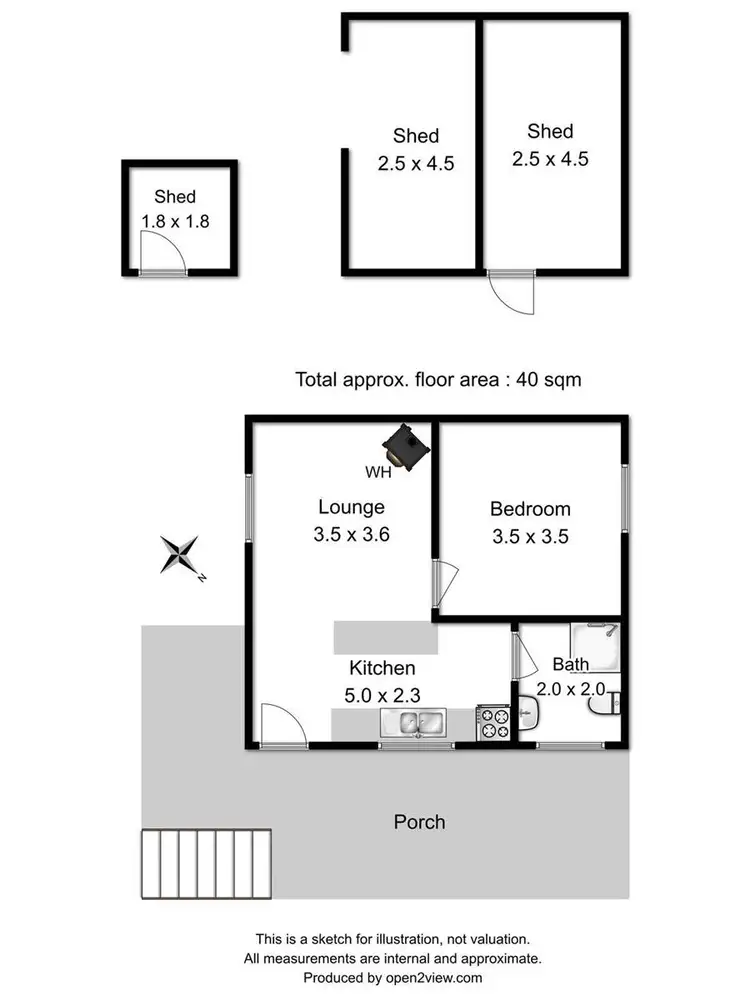 Floorplan of Homely house listing, 28 Franklins Road, Crabtree TAS 7109