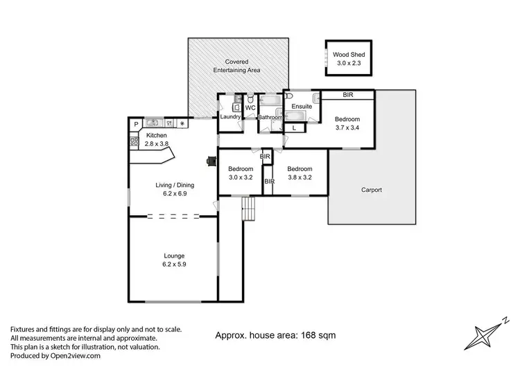 Floorplan of Homely house listing, 182 Palmers Road, Port Huon TAS 7116