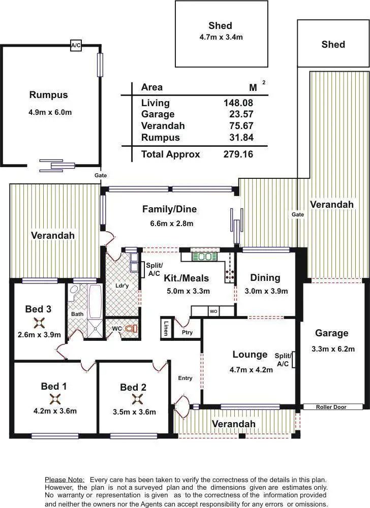 Floorplan of Homely house listing, 12 Janine Drive, Burton SA 5110