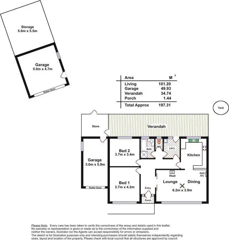 Floorplan of Homely house listing, 4 Crescent Court, Ridgehaven SA 5097