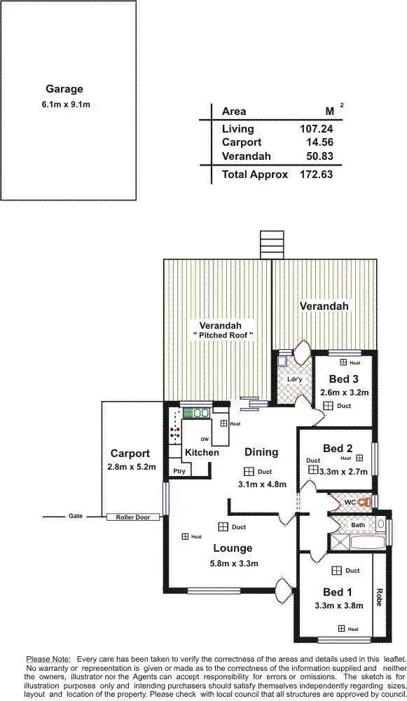 Floorplan of Homely house listing, 3 Washington Drive, Craigmore SA 5114