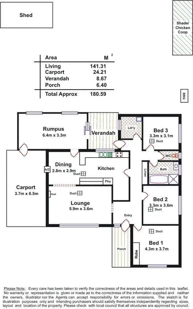 Floorplan of Homely house listing, 92 Hancock Road, St Agnes SA 5097