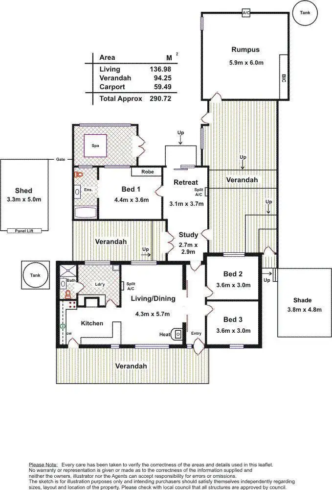 Floorplan of Homely house listing, 404 Paracombe Road, Paracombe SA 5132