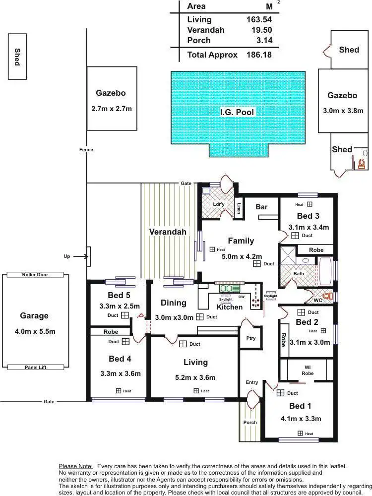 Floorplan of Homely house listing, 30 Cedric Avenue, Redwood Park SA 5097