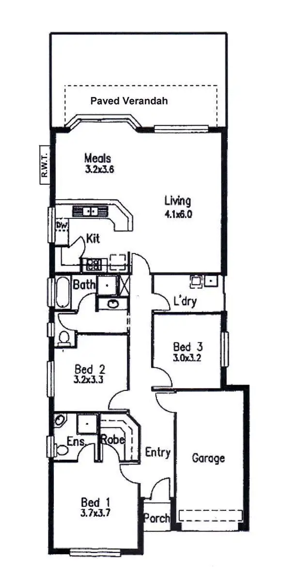 Floorplan of Homely house listing, 33B Hume Street, Salisbury North SA 5108
