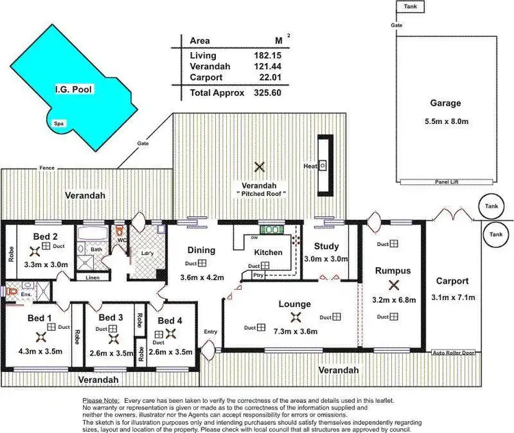 Floorplan of Homely house listing, 8 Casson Court, Salisbury SA 5108