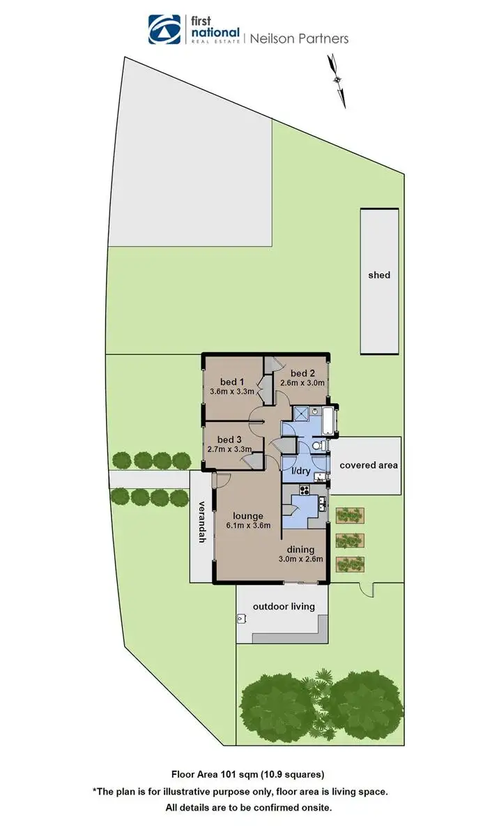 Floorplan of Homely house listing, 9 Osborn Grove, Pakenham VIC 3810