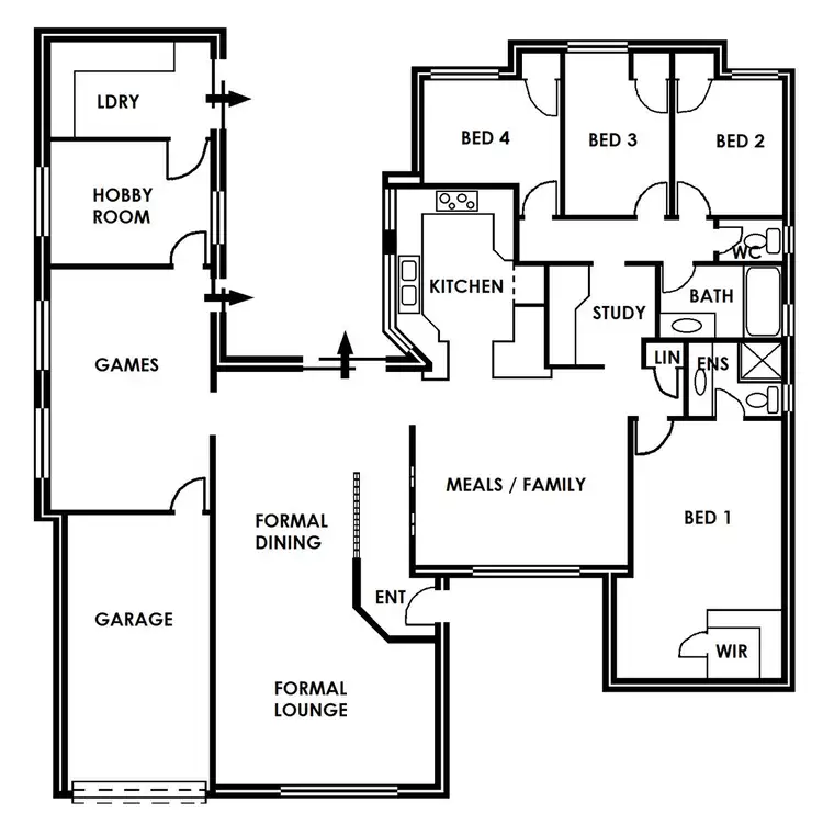 Floorplan of Homely house listing, 77 Otisco Crescent, Joondalup WA 6027
