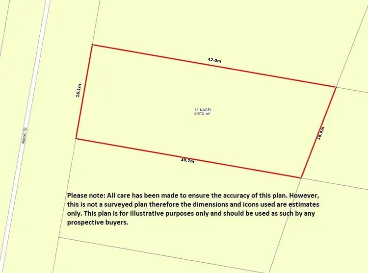 Floorplan of Homely land listing, LOT 99/11 Nagel Street, Gailes QLD 4300