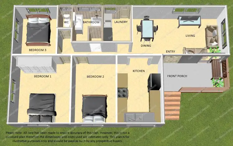 Floorplan of Homely house listing, 12 Bannerman Street, Riverview QLD 4303