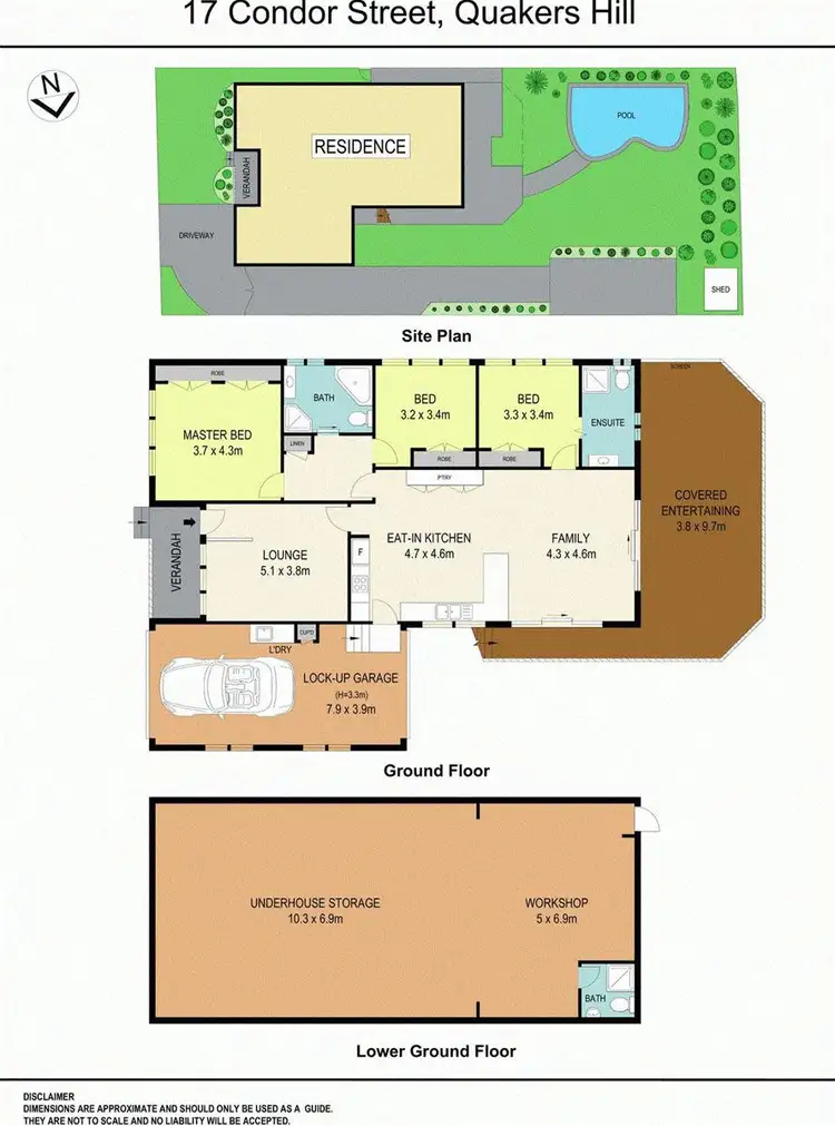 Floorplan of Homely house listing, 17 Condor Street, Quakers Hill NSW 2763