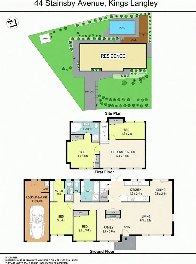 Floorplan of Homely house listing, 44 Stainsby Avenue, Kings Langley NSW 2147