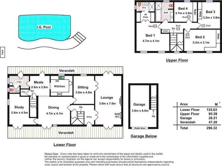 Floorplan of Homely house listing, 7 Hillview Avenue, Panorama SA 5041