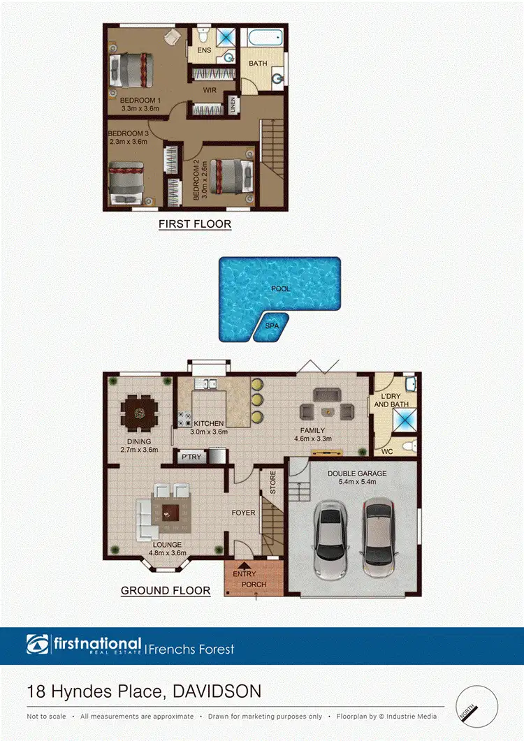 Floorplan of Homely house listing, 18 Hyndes Place, Davidson NSW 2085